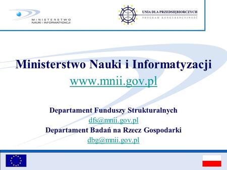 Ministerstwo Nauki i Informatyzacji