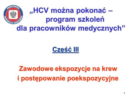 „HCV można pokonać – program szkoleń dla pracowników medycznych”