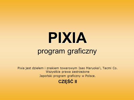 PIXIA program graficzny