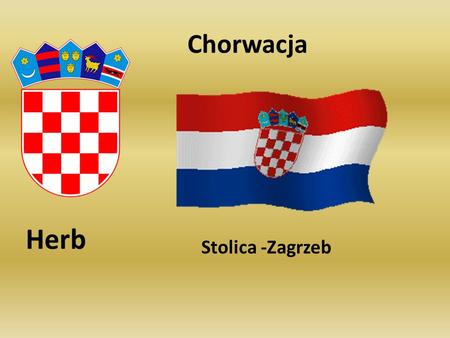 Chorwacja Herb Stolica -Zagrzeb.