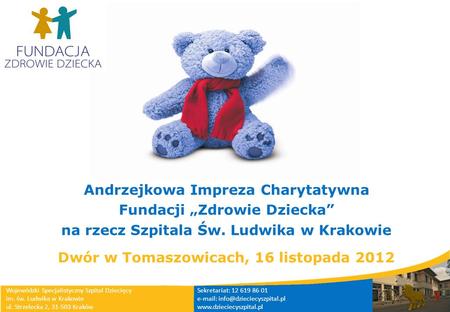 Andrzejkowa Impreza Charytatywna Fundacji „Zdrowie Dziecka”