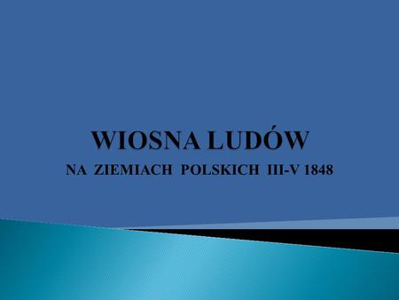 NA ZIEMIACH POLSKICH III-V 1848