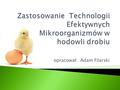 Opracował: Adam Filarski.  Jest ona jedynym w Polsce licencjonowany producentem Efektywnych Mikroorganizmów (EM TM ). Nasza firma jest pod bezpośrednim.