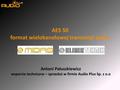AES 50 format wielokanałowej transmisji audio Antoni Paluszkiewicz wsparcie techniczne – sprzedaż w firmie Audio Plus Sp. z o.o.