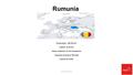 Rumunia Powierzchnia : 238 391 km² Ludność: ok 20 mln Stolica: Bukareszt 1,9 mln mieszkańców Jednostka monetarna: RON (lej) Członek UE i NATO WPHI Bukareszt.
