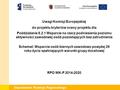 Departament Rozwoju Regionalnego Uwagi Komisji Europejskiej do projektu kryteriów oceny projektu dla Poddziałanie 8.2.1 Wsparcie na rzecz podniesienia.