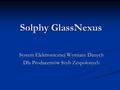 Solphy GlassNexus System Elektronicznej Wymiany Danych Dla Producentów Szyb Zespolonych.