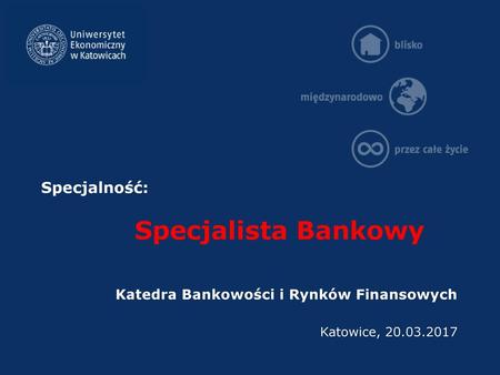 Specjalność: Specjalista Bankowy
