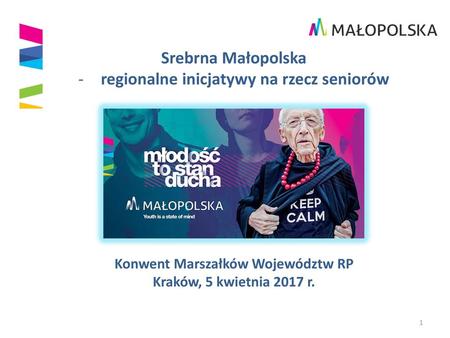 Srebrna Małopolska regionalne inicjatywy na rzecz seniorów