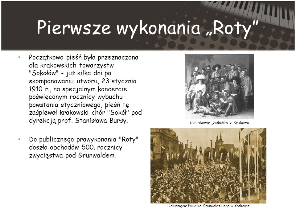 Image result for wykonanie Roty w Krakowie