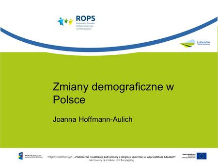 Zmiany demograficzne w Polsce