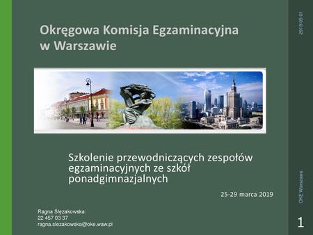 Okręgowa Komisja Egzaminacyjna w Warszawie
