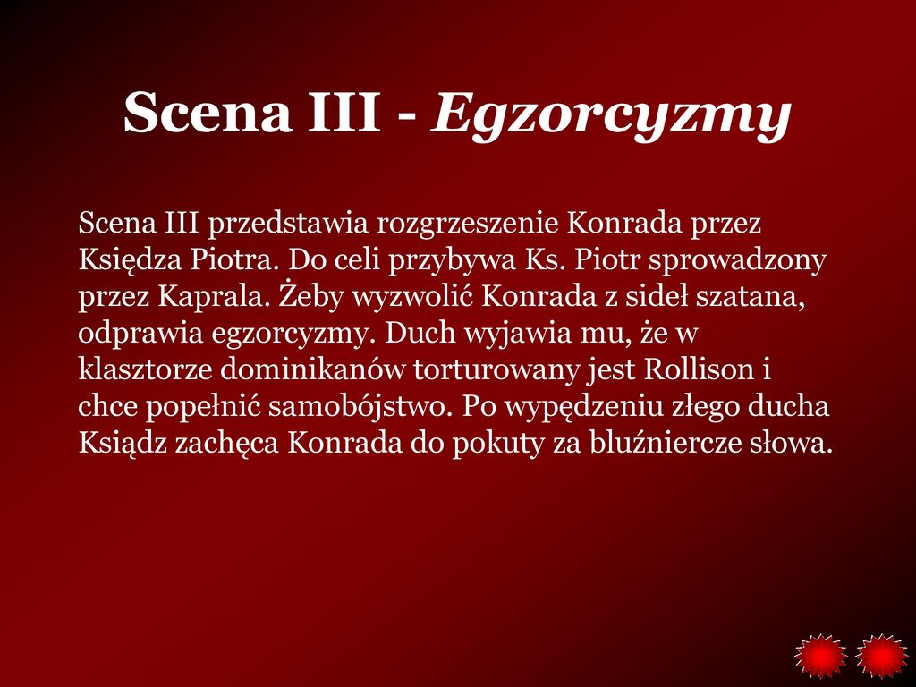 Scena III - Egzorcyzmy