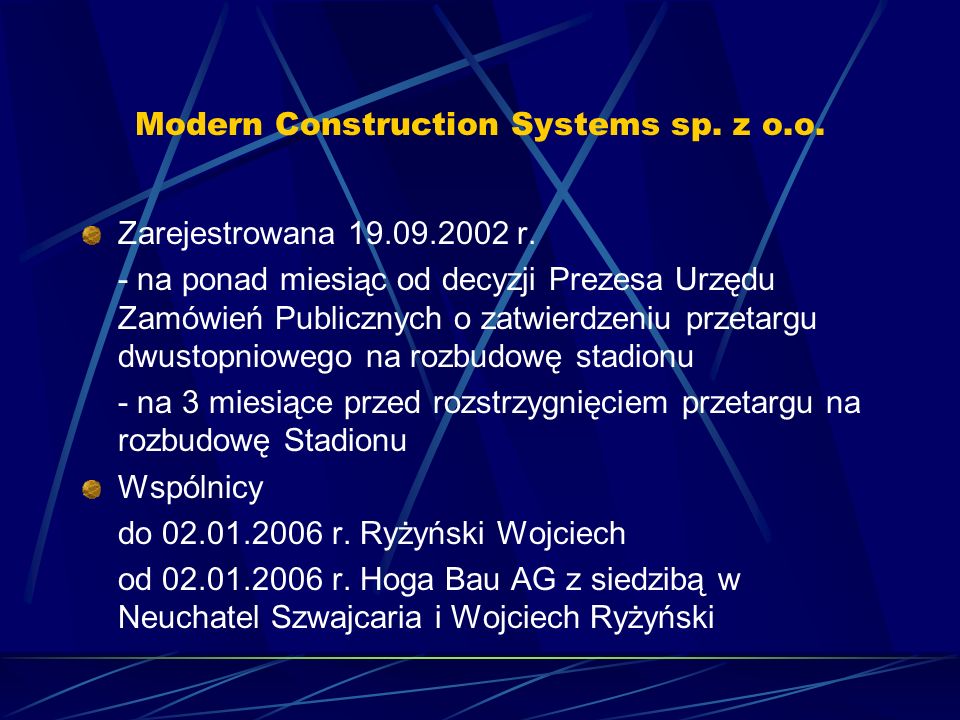 Modern Construction Systems sp. z o.o.