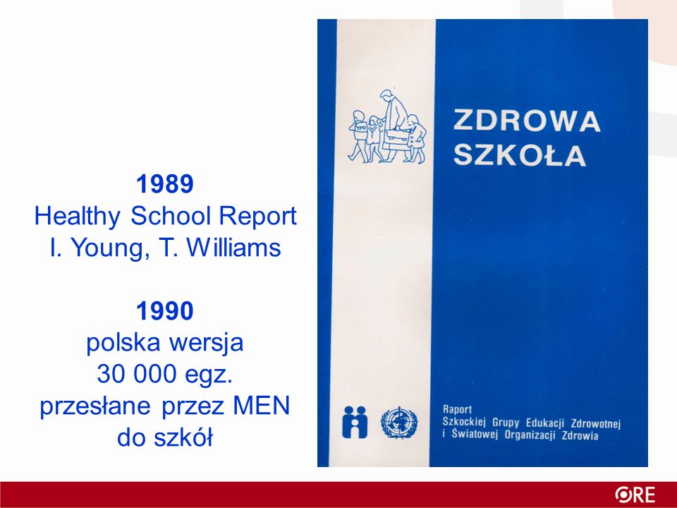 1989 Healthy School Report. I. Young, T. Williams polska wersja egz. przesłane przez MEN.