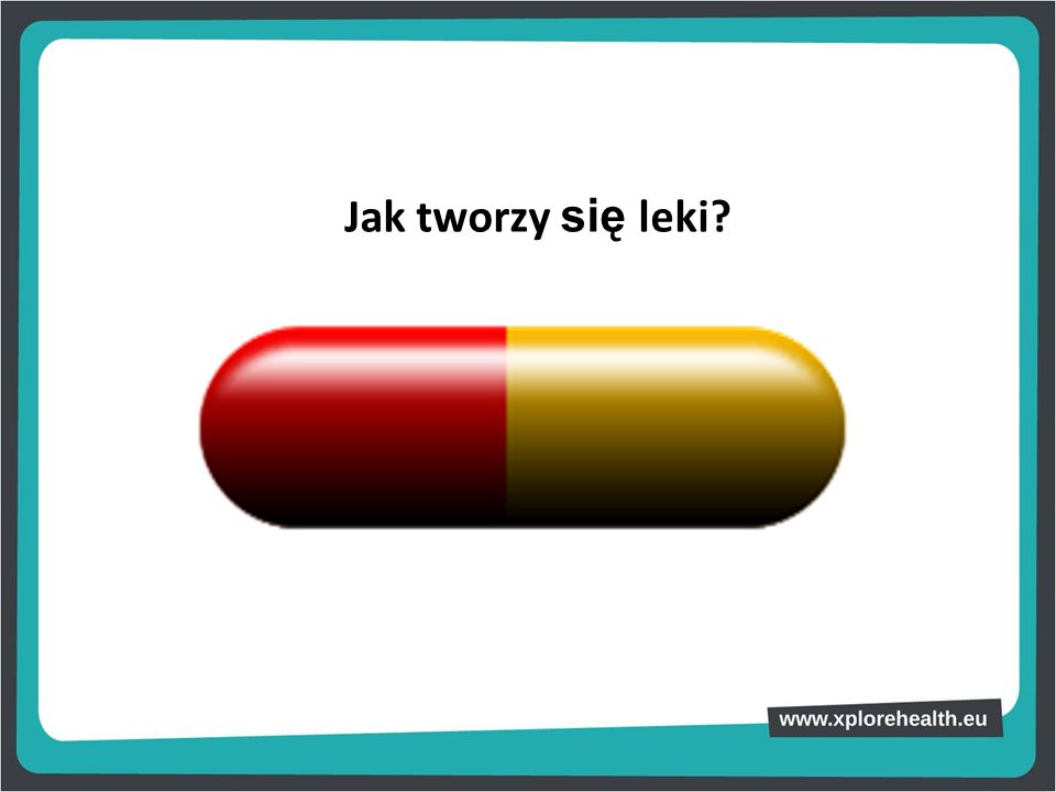 Jak tworzy się leki Going back to the initial capsule, we can ask students: