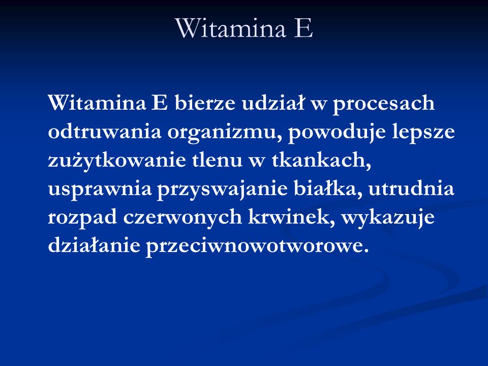 Witamina E