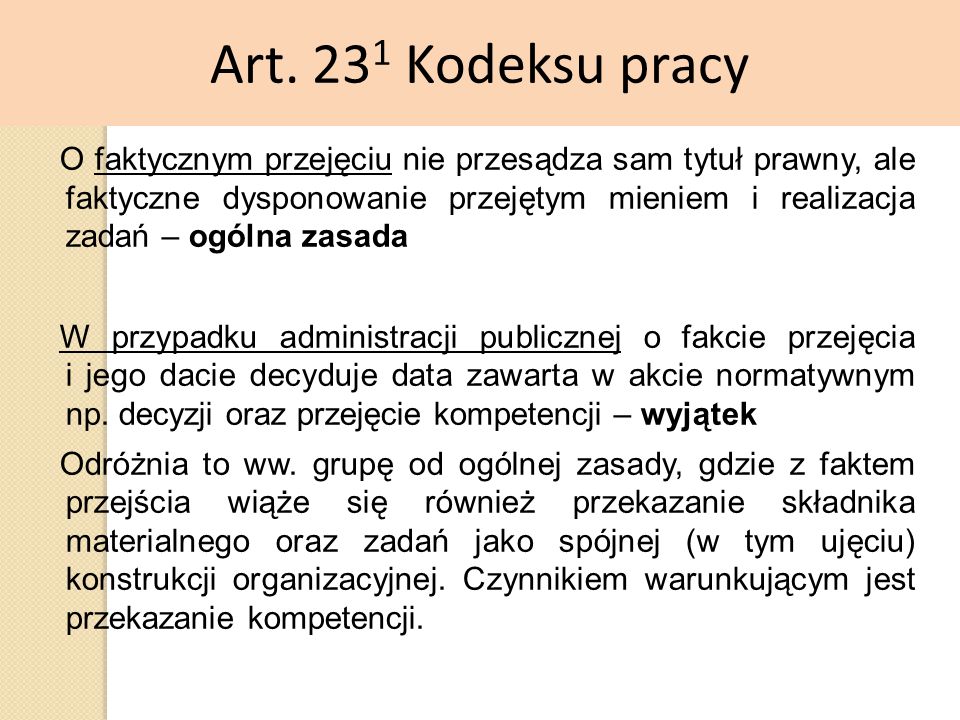 Art. 231 Kodeksu pracy