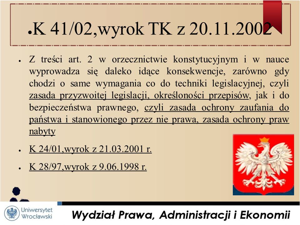 K 41/02,wyrok TK z