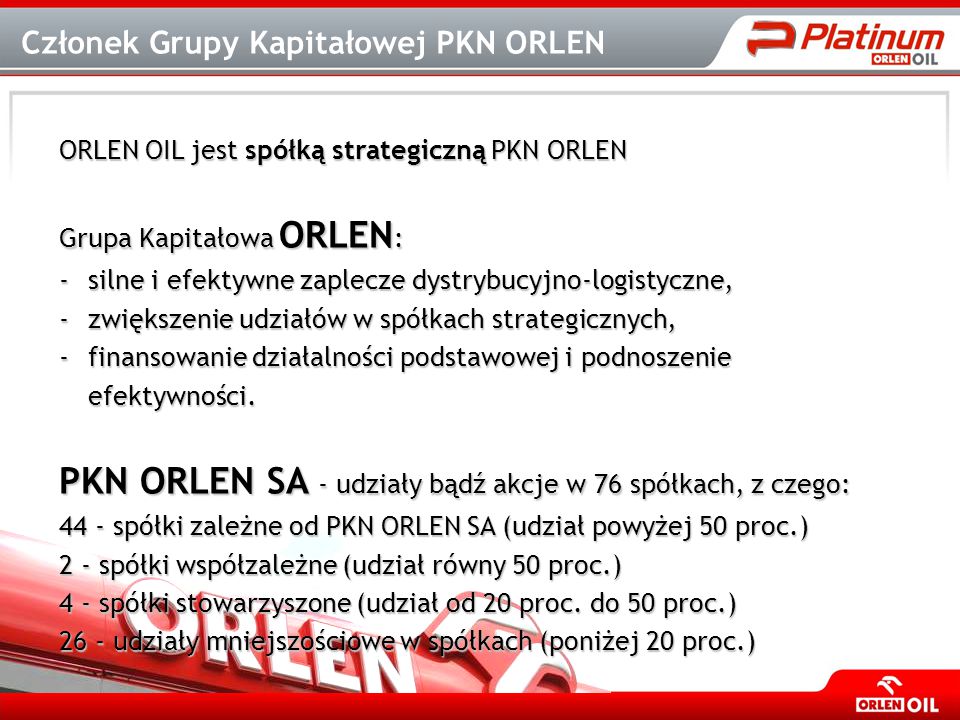 Rola Orlen Oil w rozwoju przemysłu chemicznego w Polsce