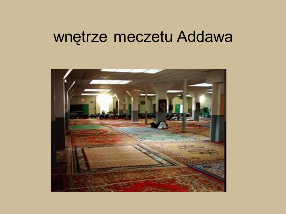 wnętrze meczetu Addawa