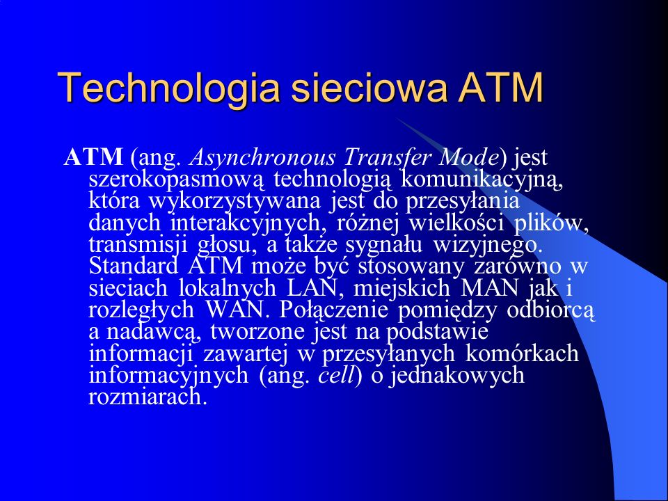 Technologia sieciowa ATM