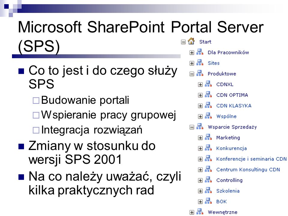 Microsoft SharePoint Portal Server (SPS)
