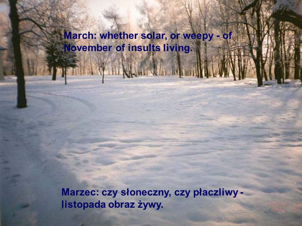 March: whether solar, or weepy - of November of insults living.