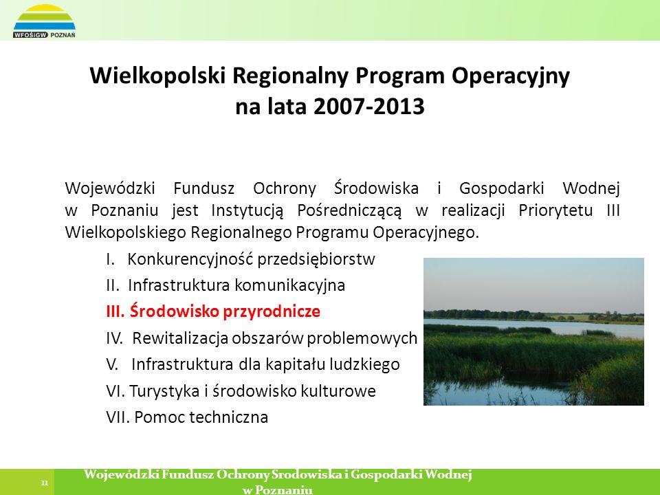 Wielkopolski Regionalny Program Operacyjny na lata