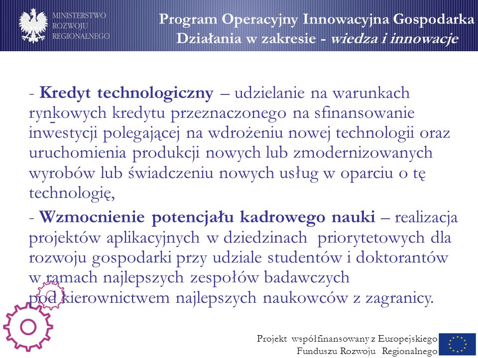 Program Operacyjny Innowacyjna Gospodarka