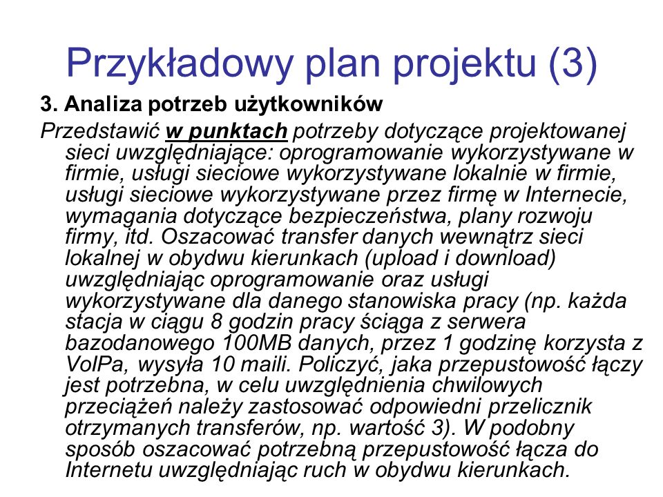 Przykładowy plan projektu (3)