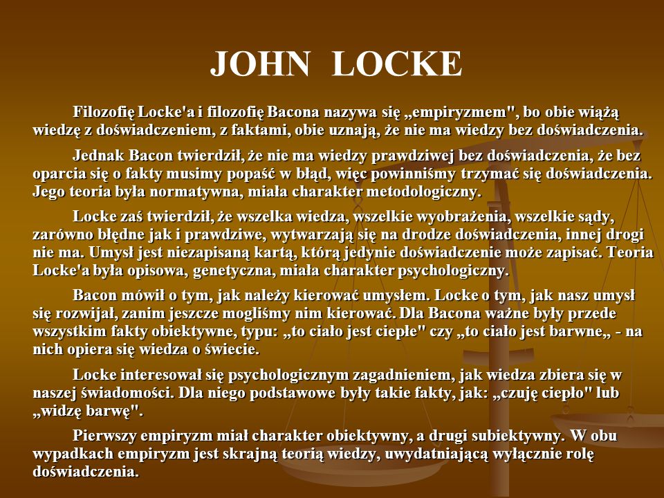 JOHN LOCKE