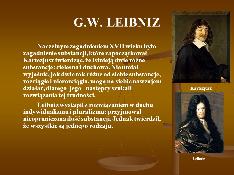 G.W. LEIBNIZ
