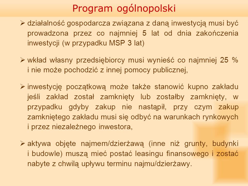 Program ogólnopolski