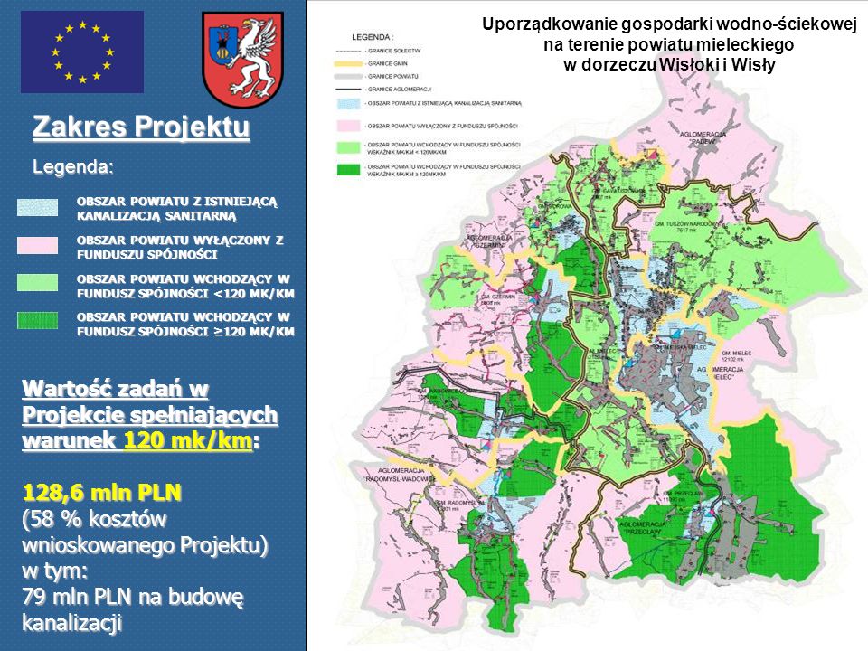Uporządkowanie gospodarki wodno-ściekowej na terenie powiatu mieleckiego w dorzeczu Wisłoki i Wisły