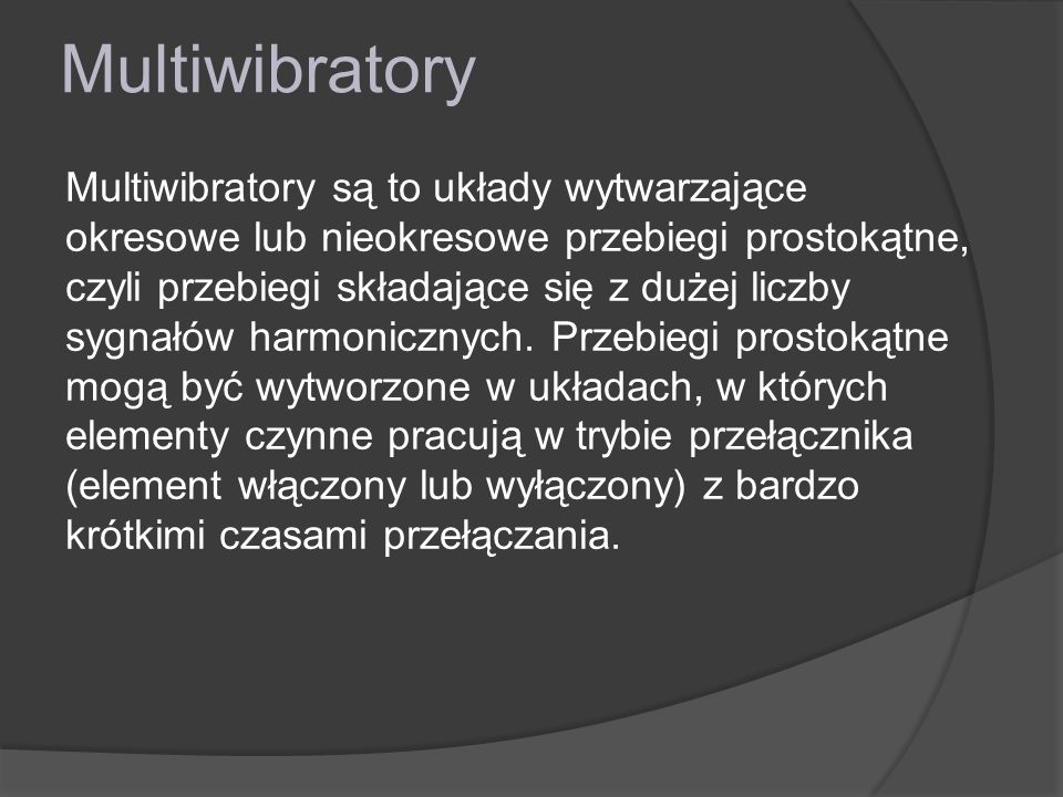 Multiwibratory
