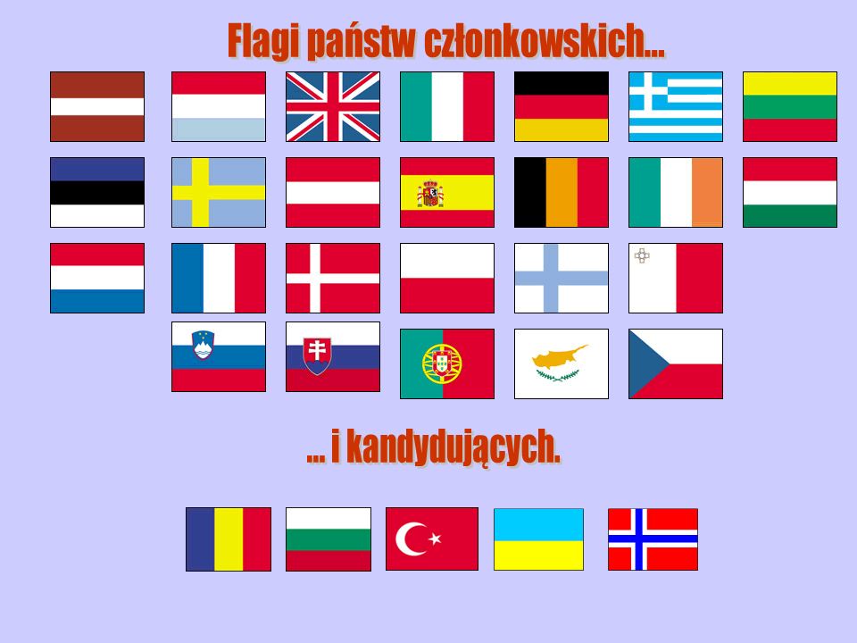 Flagi państw członkowskich...