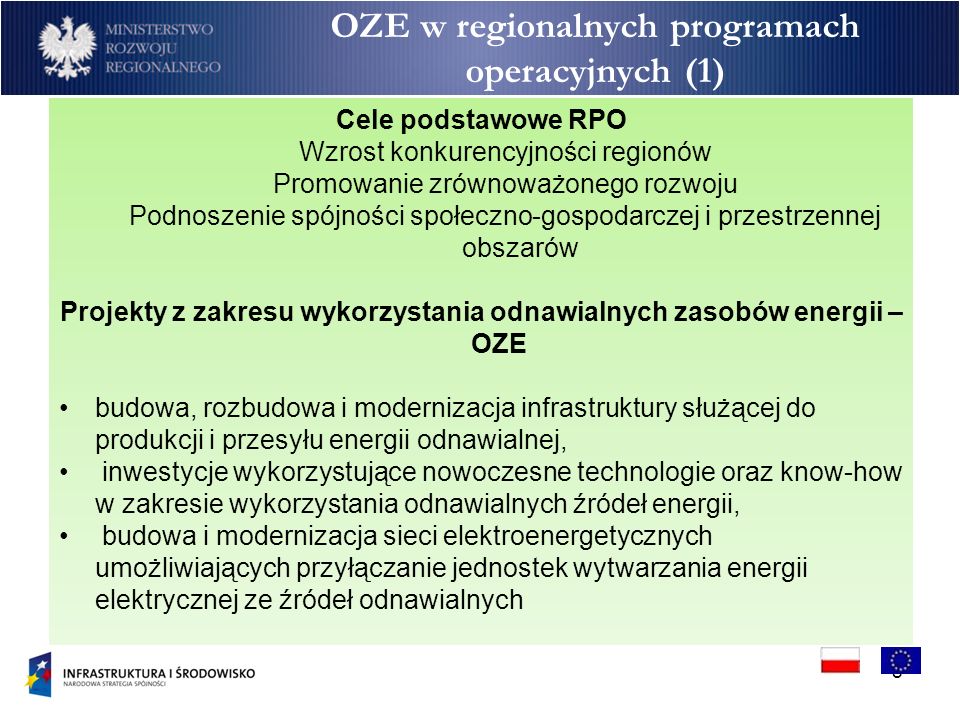 OZE w regionalnych programach operacyjnych (1)