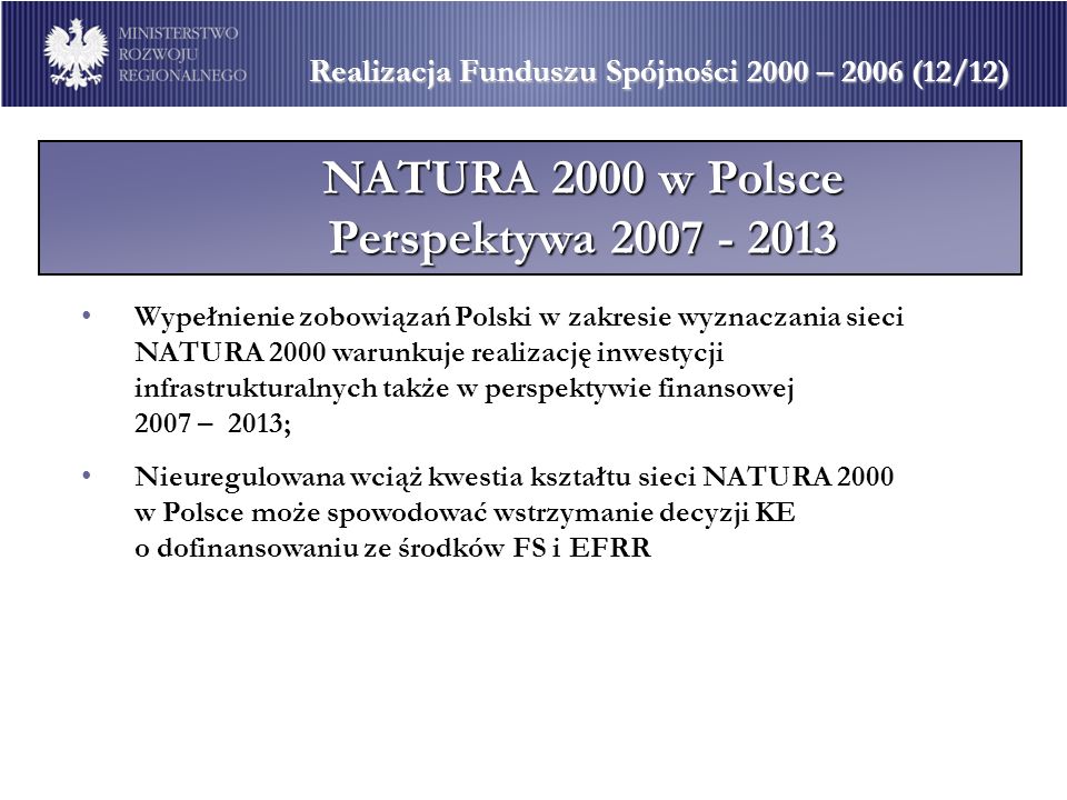 NATURA 2000 w Polsce Perspektywa