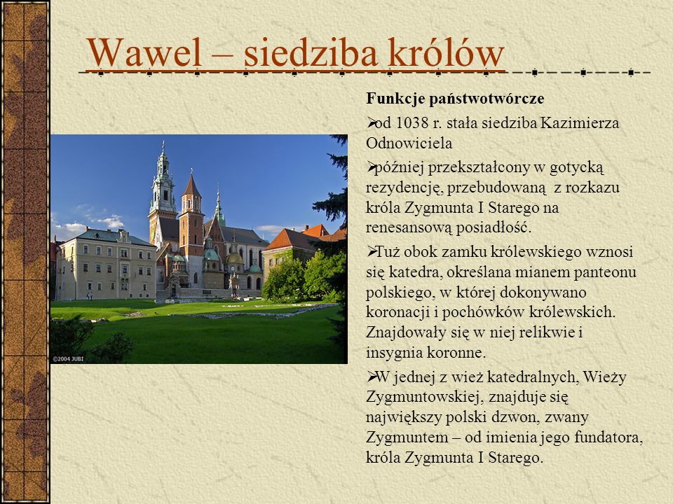Wawel – siedziba królów