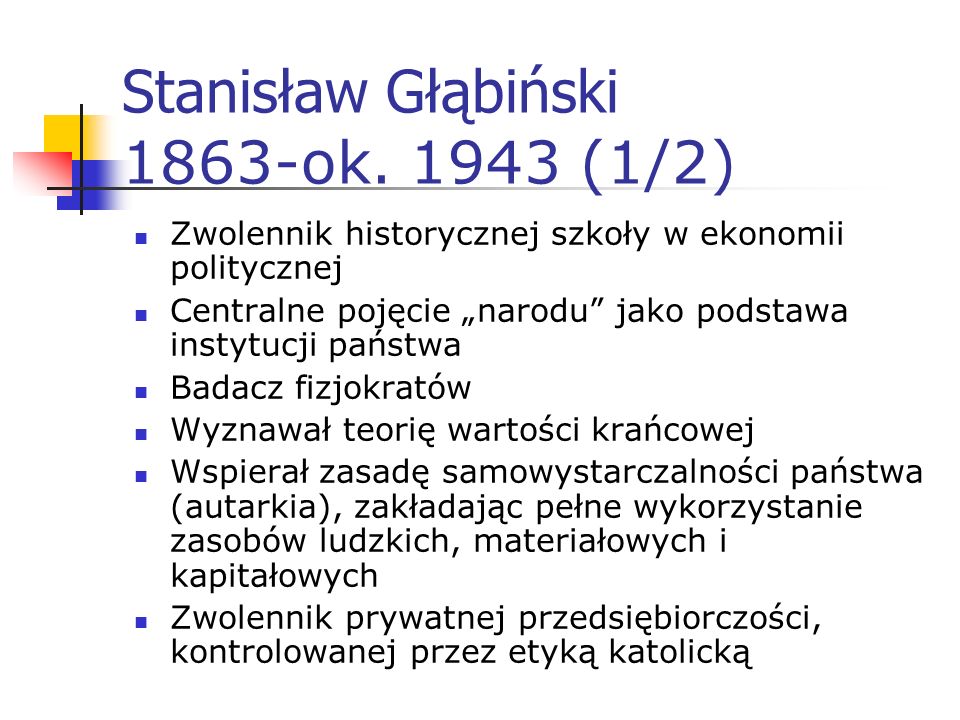 Stanisław Głąbiński 1863-ok (1/2)