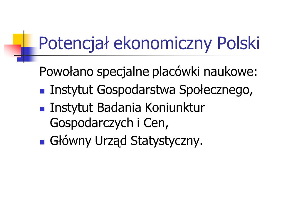 Potencjał ekonomiczny Polski