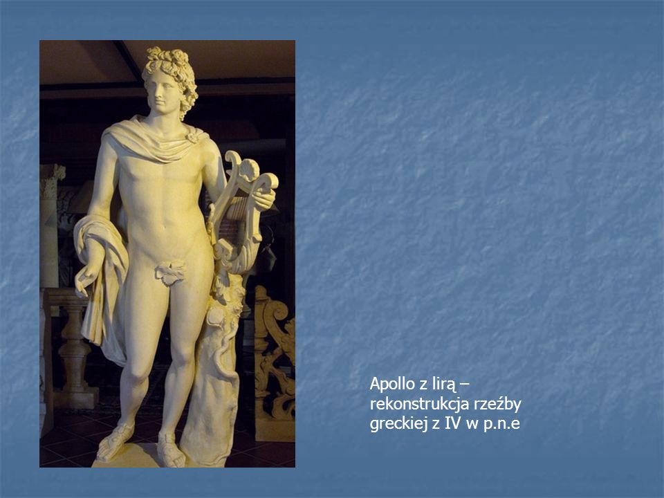 Apollo z lirą – rekonstrukcja rzeźby greckiej z IV w p.n.e