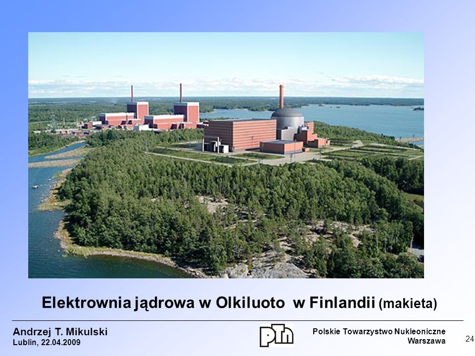 Elektrownia jądrowa w Olkiluoto w Finlandii (makieta)