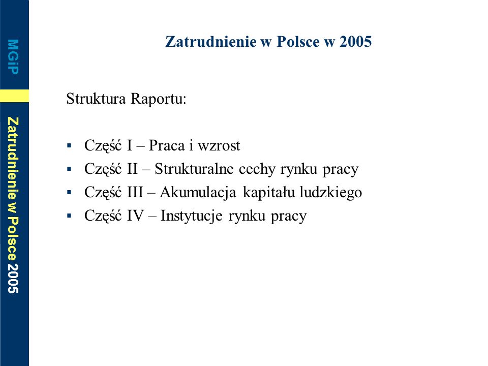Zatrudnienie w Polsce w 2005