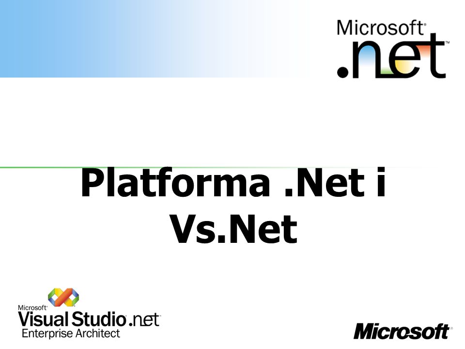 Platforma .Net i Vs.Net