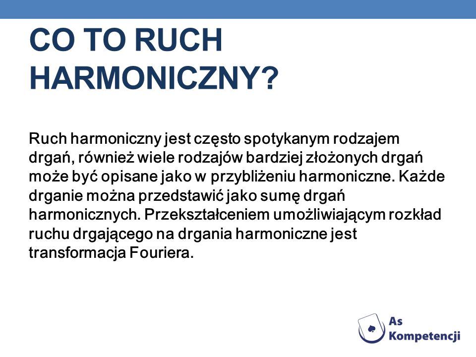 Co to ruch harmoniczny