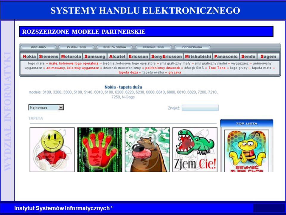 SYSTEMY HANDLU ELEKTRONICZNEGO