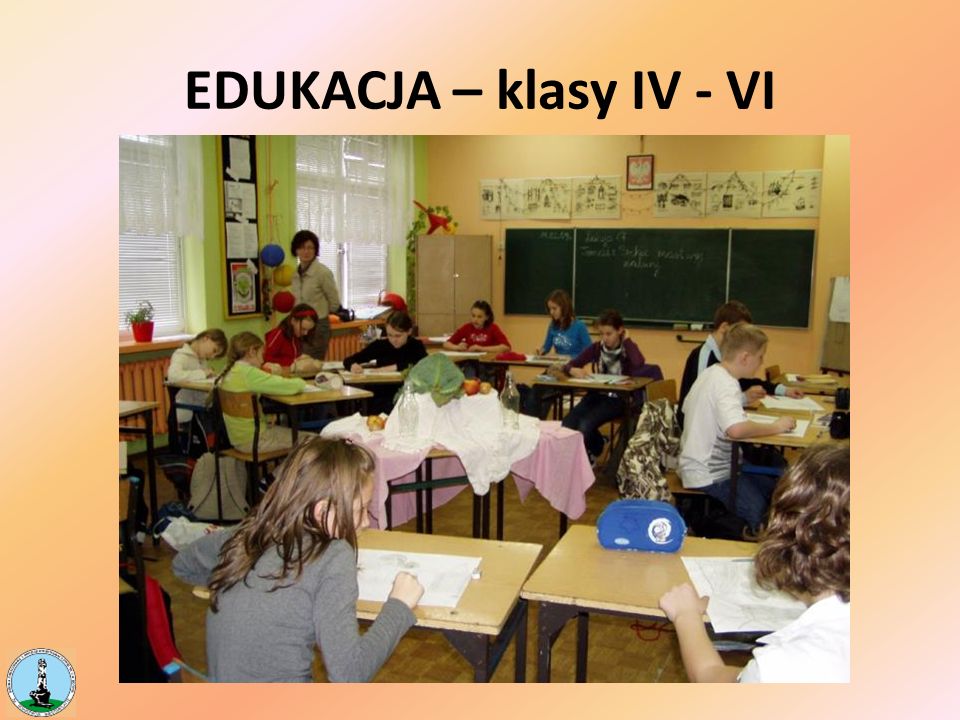 EDUKACJA – klasy IV - VI