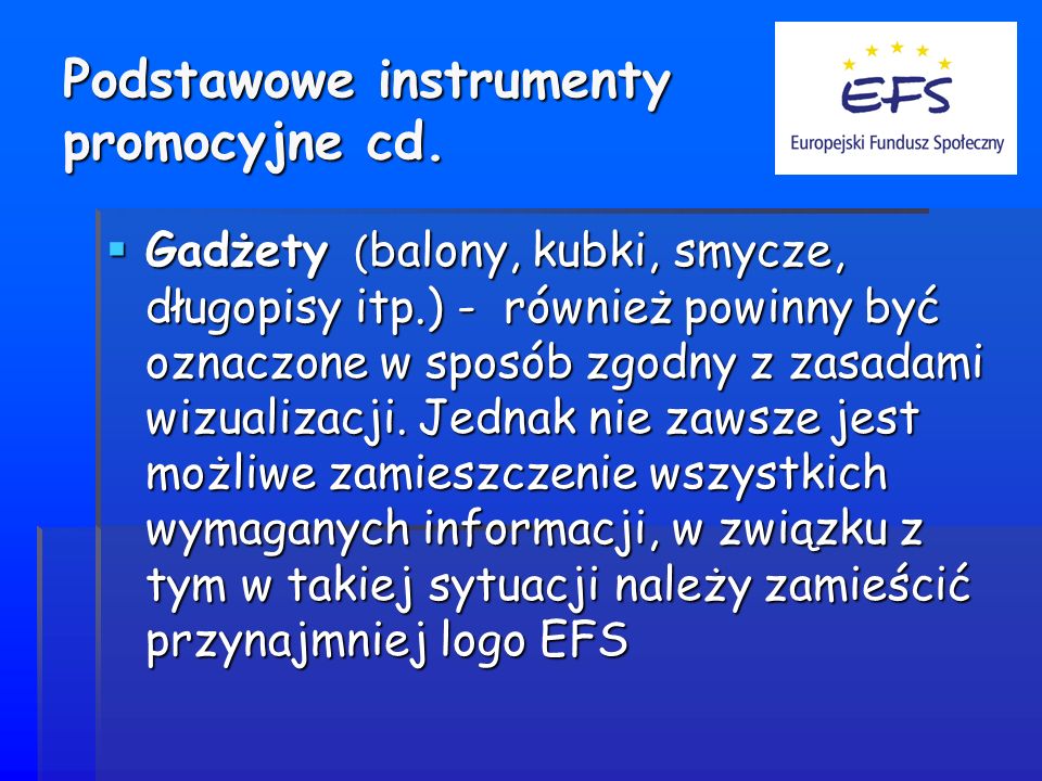 Podstawowe instrumenty promocyjne cd.